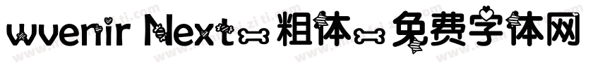 wvenir Next-粗体字体转换